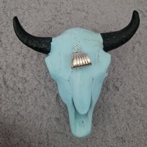 Sterling Silver Navajo Handstamped Bale Southerwestern Boho Western Jewelry Gift